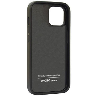 Audi Carbon Fiber Stripe iPhone 14 6,1&quot; černý/černý pevný obal AUS-TPUPCIP14-R8/D1-BK