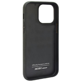 Audi Carbon Fiber Stripe iPhone 14 Pro 6,1&quot; černo/černý pevný obal AUS-TPUPCIP14P-R8/D1-BK