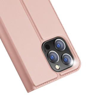 Peněženka Dux Ducis Skin Pro pro iPhone 15 Pro – růžová