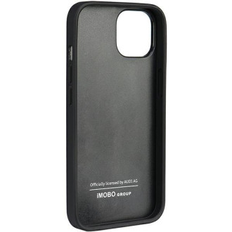Originální kožený kryt Audi na iPhone 11 / Xr 6,1&quot; černý/černý AU-TPUPCIP11R-Q8/D1-BK