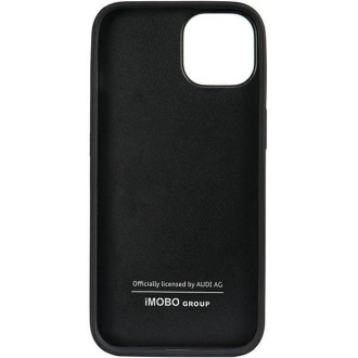 Originální kožený kryt Audi na iPhone 11 / Xr 6,1&quot; černý/černý AU-TPUPCIP11R-Q8/D1-BK
