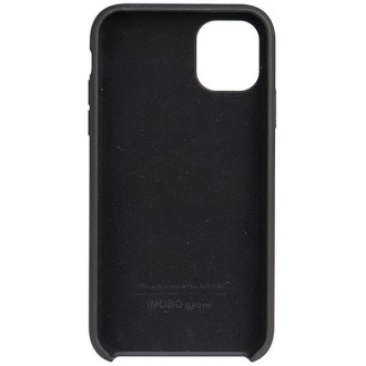 Audi silikonové pouzdro iPhone 12/12 Pro 6,1&quot; černo/černé pevné pouzdro AU-LSRIP12P-Q3/D1-BK