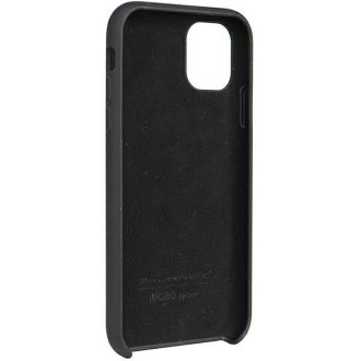 Audi silikonové pouzdro iPhone 12/12 Pro 6,1&quot; černo/černé pevné pouzdro AU-LSRIP12P-Q3/D1-BK