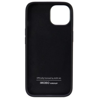 Audi Synthetic Leather iPhone 14 6,1&quot; černý/černý pevný obal AU-TPUPPCIP14-TT/D1-BK