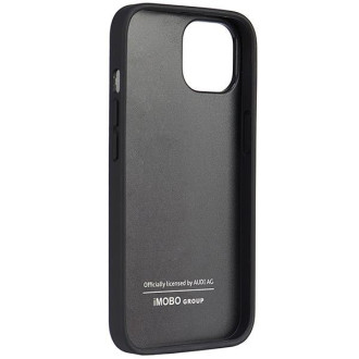 Audi Synthetic Leather iPhone 14 6,1&quot; černý/černý pevný obal AU-TPUPPCIP14-TT/D1-BK