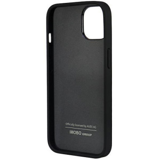 Audi Synthetic Leather iPhone 14 6,1&quot; černý/černý pevný obal AU-TPUPPCIP14-TT/D1-BK