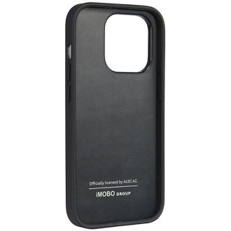 Audi Synthetic Leather iPhone 14 Pro 6,1&quot; černo/černý pevný obal AU-TPUPPCIP14P-TT/D1-BK