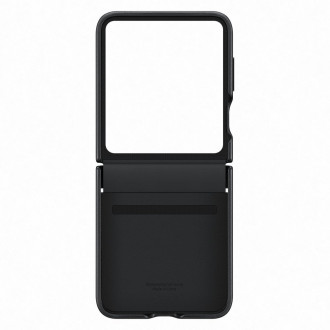 PU kožené pouzdro pro Samsung Galaxy Z Flip 5 - černé