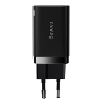 Rychlá nabíječka Baseus Super Si Pro USB / USB Typ C 30W Power Delivery Quick Charge černá (CCSUPP-E01)