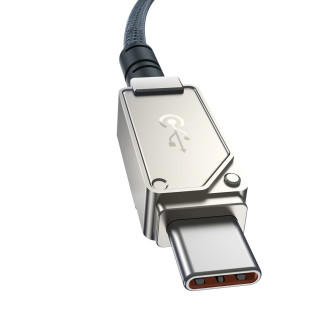 USB C kabel - Lightning Baseus Unbreakable 20W 480Mbps 1m - bílý