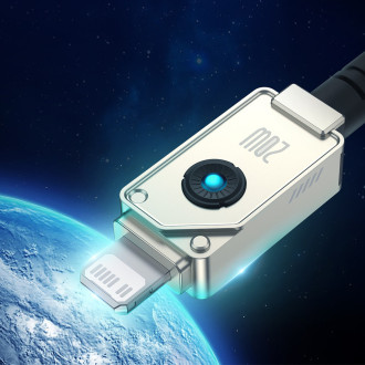 USB C kabel - Lightning Baseus Unbreakable 20W 480Mbps 1m - bílý