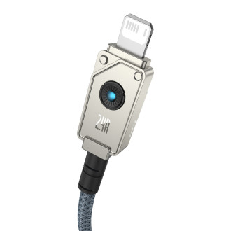 USB kabel - Lightning Baseus Unbreakable 2.4A 480Mbps 2m - bílý