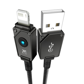 USB kabel - Lightning Baseus Unbreakable 2.4A 480Mbps 2m - černý