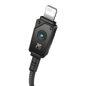 USB kabel - Lightning Baseus Unbreakable 2.4A 480Mbps 2m - černý