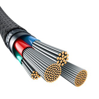 USB kabel - Lightning Baseus Unbreakable 2.4A 480Mbps 2m - černý
