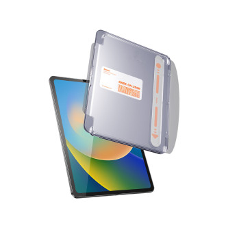 Tvrzené sklo Baseus Crystal pro iPad 10,2&#39;&#39; (2019/2020/2021) / iPad Air 3 10,5&#39;&#39; + montážní sada - průhledná