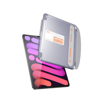 Tvrzené sklo Baseus Crystal pro iPad Mini 6 8,3&#39;&#39; + montážní sada - transparentní