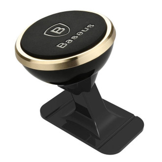 Baseus 360º magnetický držák do kokpitu do auta (Overseas Edition) - zlatý