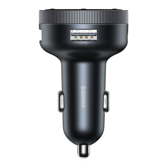 [RETURNED ITEM] Baseus Enjoy Car LED Wireless 2x USB / 3,5mm jack MP3 Charger Bluetooth 5.0 3.4A Black (CCLH-01)