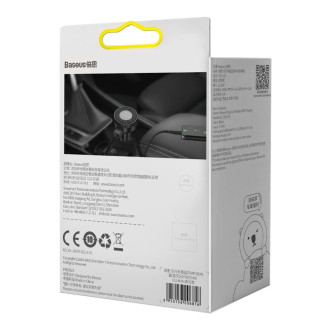 [RETURNED ITEM] Baseus Enjoy Car LED Wireless 2x USB / 3,5mm jack MP3 Charger Bluetooth 5.0 3.4A Black (CCLH-01)