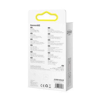 Baseus Tungsten Gold kabel USB-A - USB-C 480Mb/s 100W 1m černý (CAWJ000001)