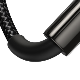 Baseus Tungsten Gold kabel USB-A - USB-C 480Mb/s 100W 1m černý (CAWJ000001)