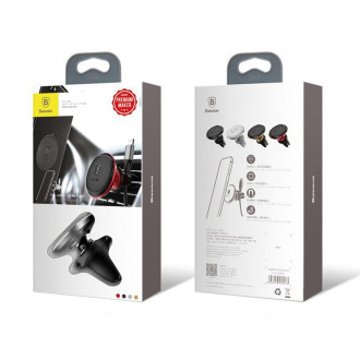 Magnetický držák ventilace do auta Baseus (Overseas Edition) - černý