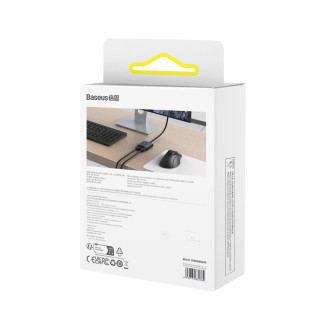 Baseus AirJoy 2v1 4K 60Hz obousměrný HDMI adaptér s vestavěným 1m kabelem - černý