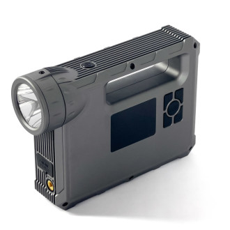 Choetech startér s kompresorem, powerbanka 8000mAh, LED svítilna černá (TC0017)