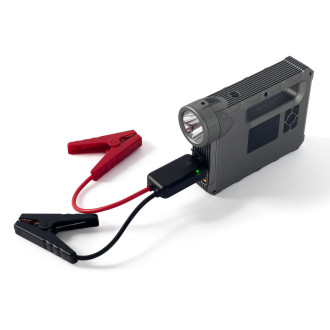 Choetech startér s kompresorem, powerbanka 8000mAh, LED svítilna černá (TC0017)