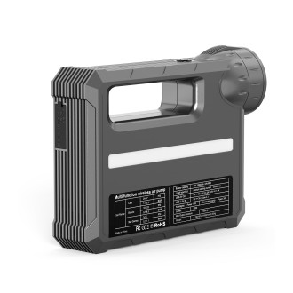 Choetech startér s kompresorem, powerbanka 8000mAh, LED svítilna černá (TC0017)