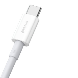 Baseus Superior USB kabel – USB typ C 66 W 6A 1 m bílý (CATYS-02)