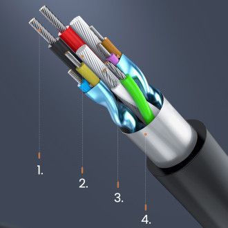 Ugreen HUB 4v1 USB-C - 4xUSB 3.0 5Gb/s 1m černý (CR113)