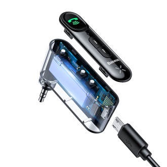 Bluetooth AUX vysílač Baseus BSBA-02 (Overseas Edition) - černý