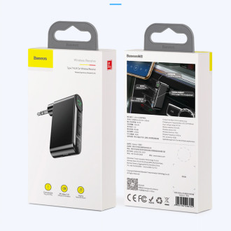Bluetooth AUX vysílač Baseus BSBA-02 (Overseas Edition) - černý