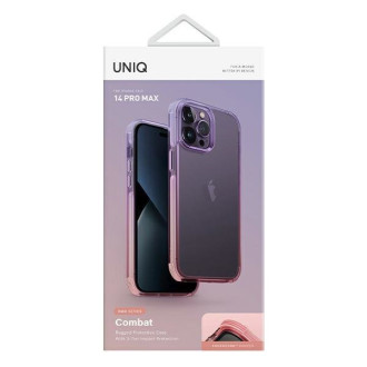 Uniq Combat Duo pouzdro iPhone 14 Pro Max 6,7" lila-růžová/lila levandulově-růžová