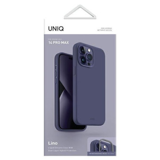 Uniq pouzdro Lino iPhone 14 Pro Max 6,7&quot; fialová/fialová obr