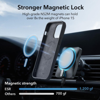 ESR CLOUD KICKSTAND HALOLOCK MAGSAFE IPHONE 15 ČERNÝ