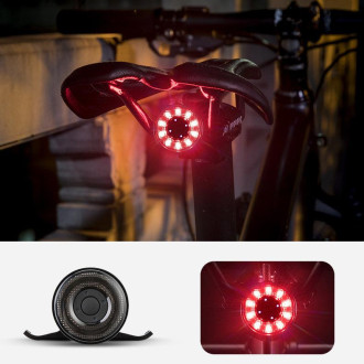 [RETURNED ITEM] Wozinsky LED rear bicycle light with micro USB red light 5 modes black (WRBLB2)