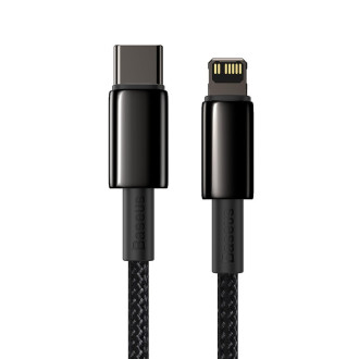 Baseus USB Type C - Lightning kabel rychlé nabíjení Napájení 20 W 1 m černý (CATLWJ-01)