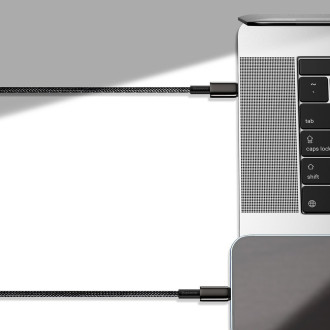 Baseus USB Type C - Lightning kabel rychlé nabíjení Napájení 20 W 1 m černý (CATLWJ-01)