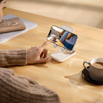 Nastavitelný stojan na telefon Baseus Seashell Series - růžový