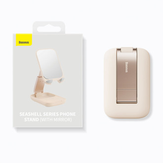 Nastavitelný stojan na telefon Baseus Seashell Series - růžový