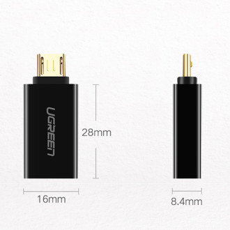 [RETURNED ITEM] Ugreen adapter micro USB adapter - USB 2.0 OTG white (US195)