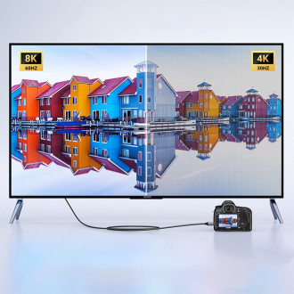 Mini HDMI kabel - HDMI Ugreen HD163 8K 2m - šedý