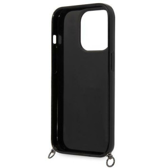 Karl Lagerfeld KLHCP14LSTSTP iPhone 14 Pro 6,1" hardcase różowy/pink Color Stripes Strap