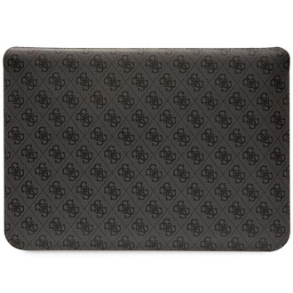 Guess Sleeve GUCS14PS4SGK 14&quot; černá/černá 4G Stripe Metal Logo