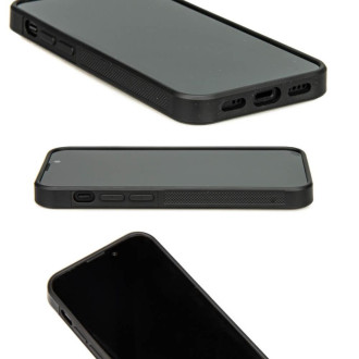 Dřevo a pryskyřice pouzdro pro iPhone 13 Mini MagSafe Bewood Unique Violet – fialové a černé