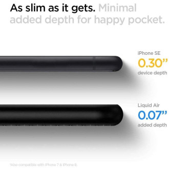 Spigen LIQUID AIR IPHONE 7 / 8 / SE 2020 / 2022 ČERNÝ