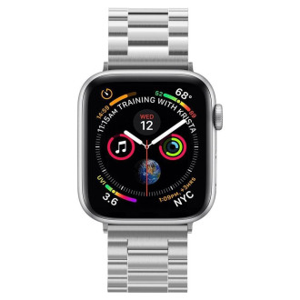 Spigen MODERN FIT BAND Apple Watch 4 / 5 / 6 / 7 / 8 / SE (42 / 44 / 45MM) STŘÍBRNÉ